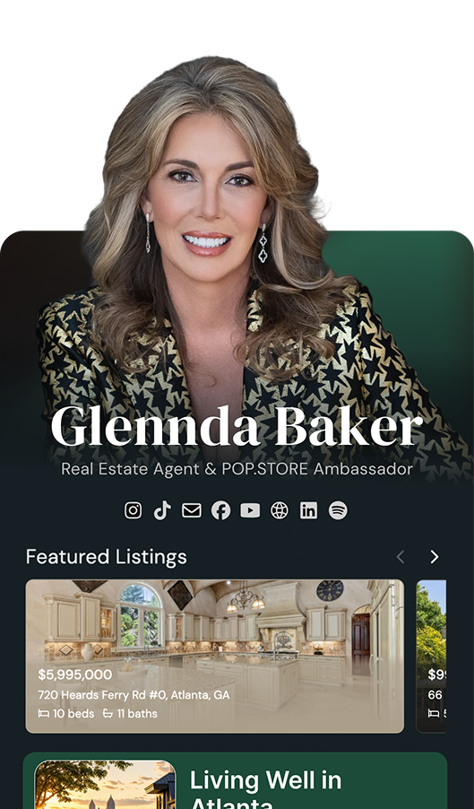 Glennda Baker, Real Estate Agent & POP.STORE Ambassador: “You cannot scale a handshake. But you CAN scale trust”